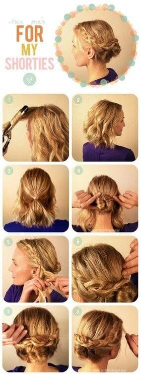 Bun Hairstyle for Short Hair