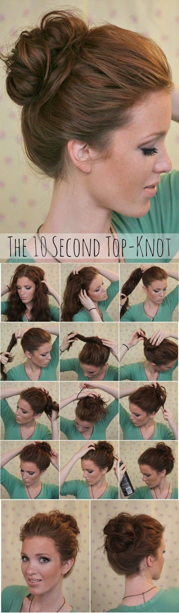 Easy Top Knot Tutorial