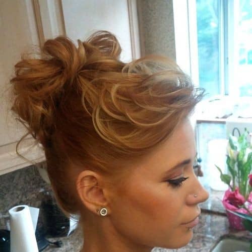 Fabulous and Flicked High Bun