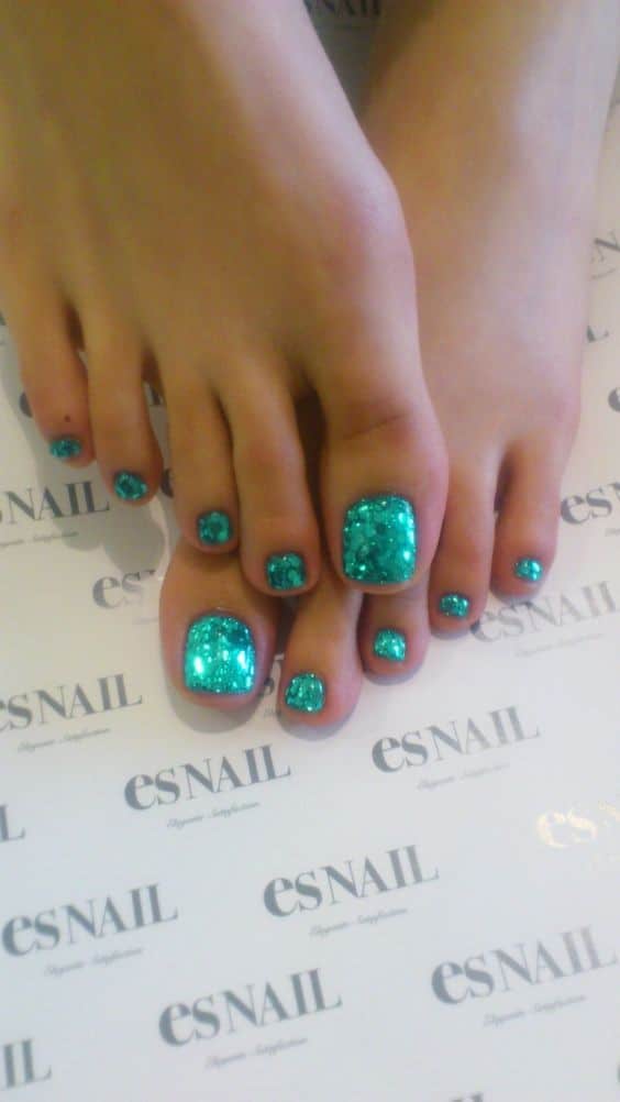 Beautiful Pedicure Nail Art