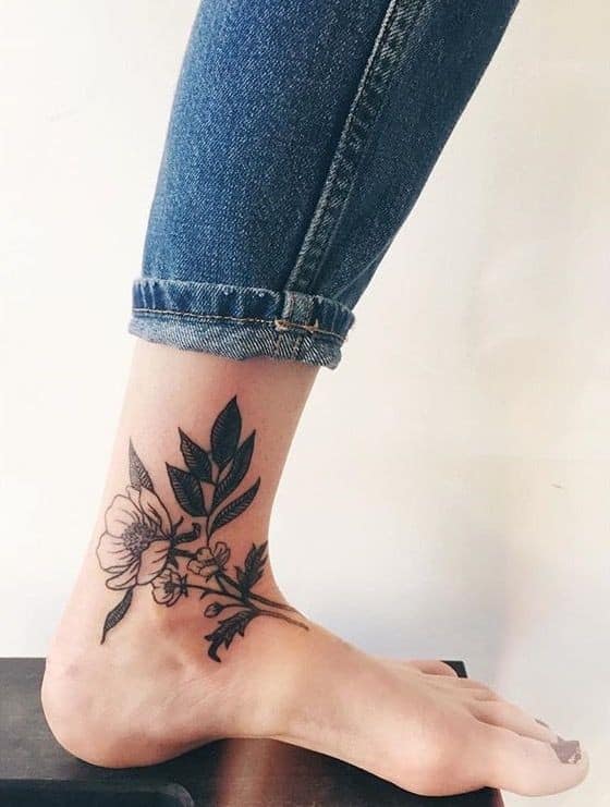 Chandelier Tattoo with Feather