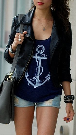 Anchor tank top