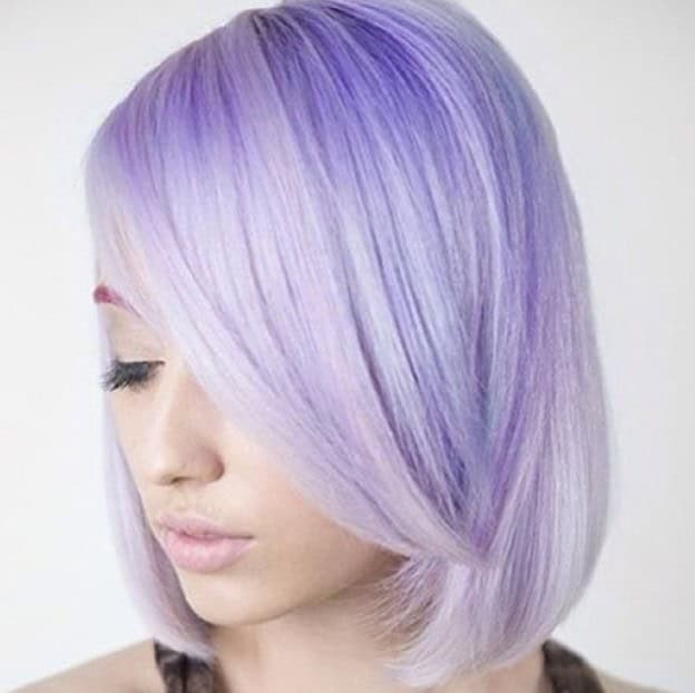 Light purple bob