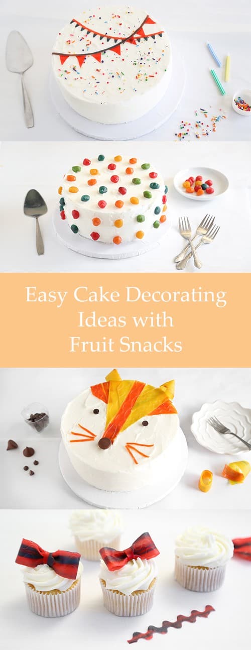 Fruit Snack Decorated Cake