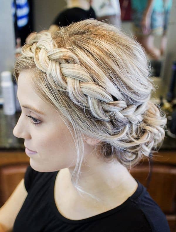 Beautiful Braided Updo Hairstyle