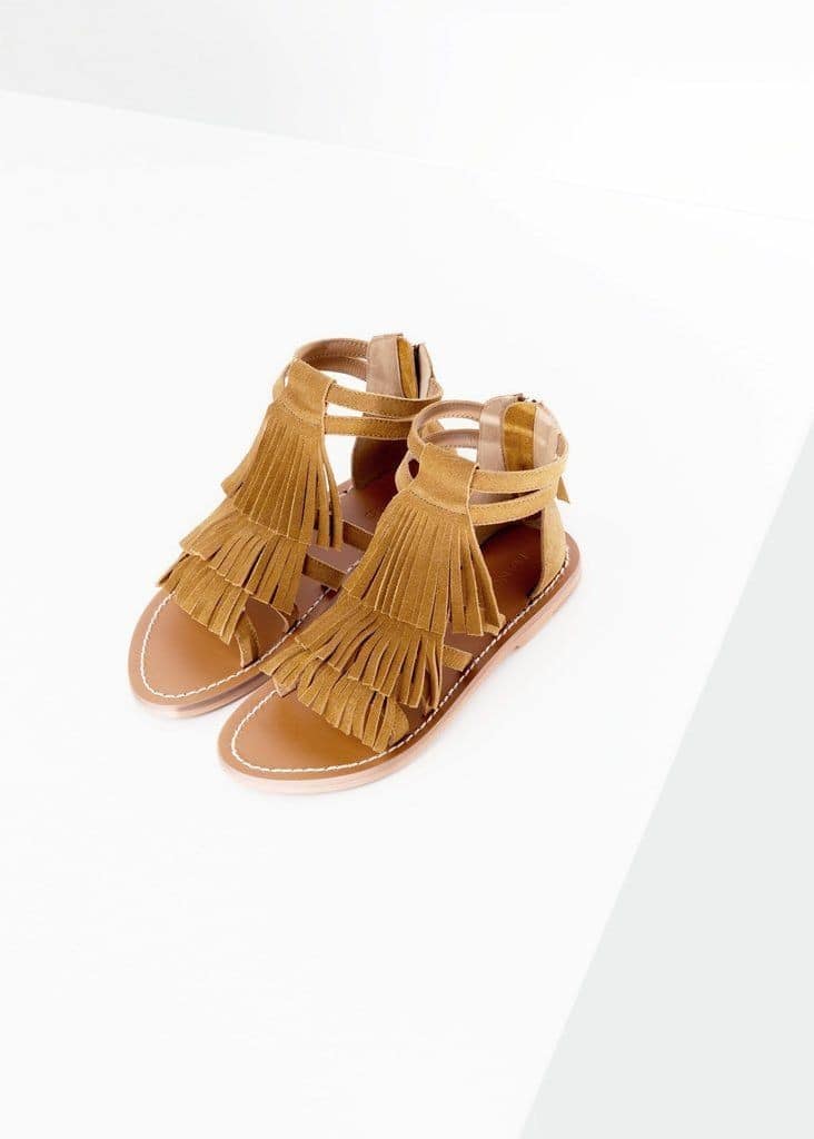 Fringe sandals