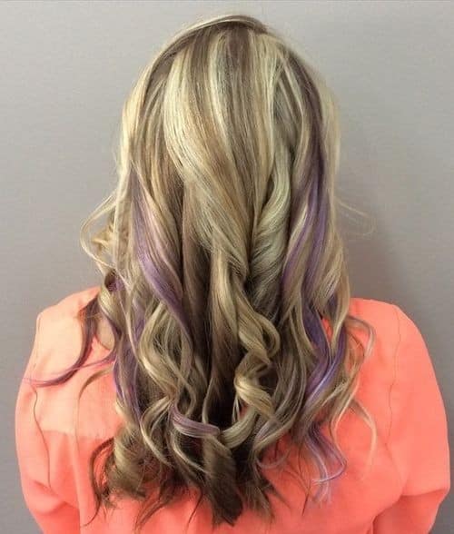 Subtle Purple Streaks