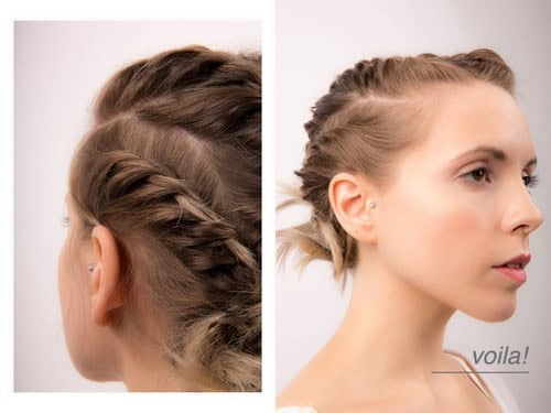 Twisted Brown Cornrows