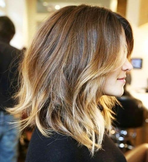 Tousled Long Bob