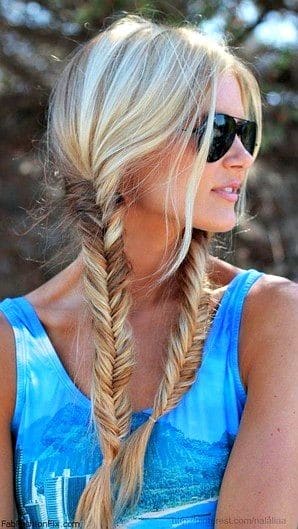 Lovely Fishtail Braids