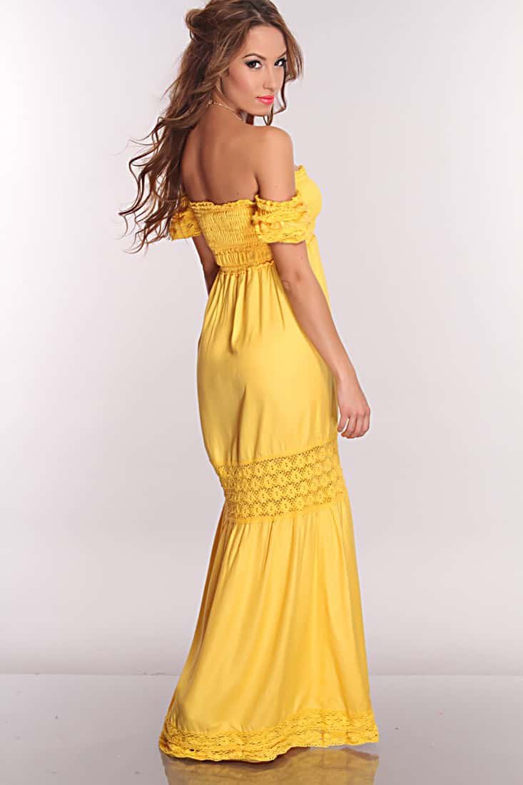 Bright-colored maxi dress