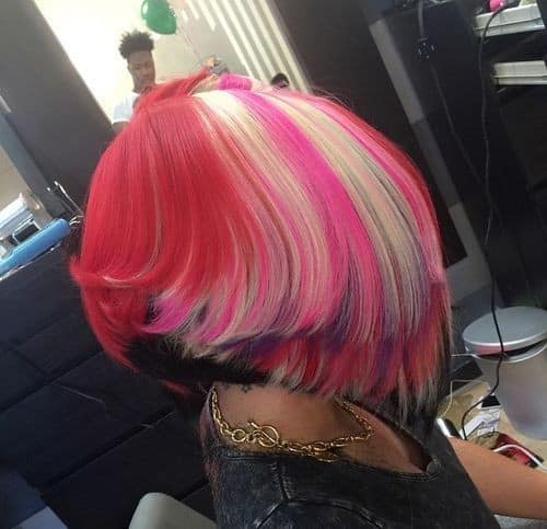 Pink, White & Purple Bouncy Bob