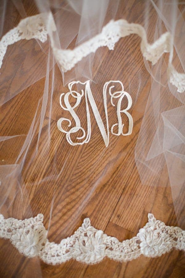 Monogram veil