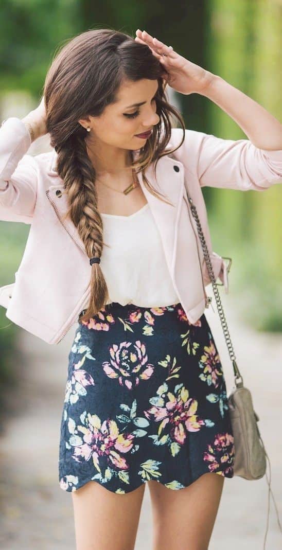 Baby Pink Jacket Outfit /