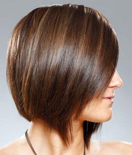 Inverted bob with longer sides