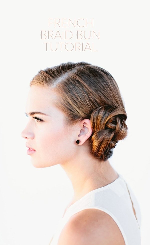 Elegant French Braided Bun Tutorial