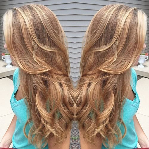 Gorgeous Honey and Caramel Balayage