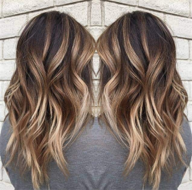 Wonderful Light Curly Balayage