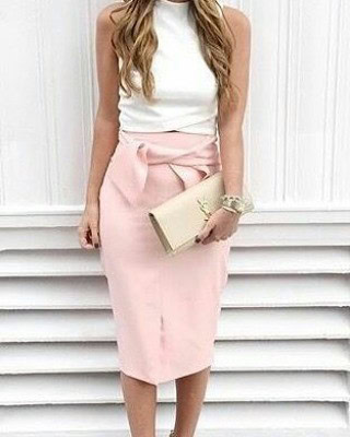 Statement Pencil Skirt