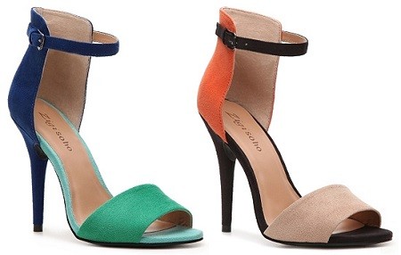 Two-tone sandals