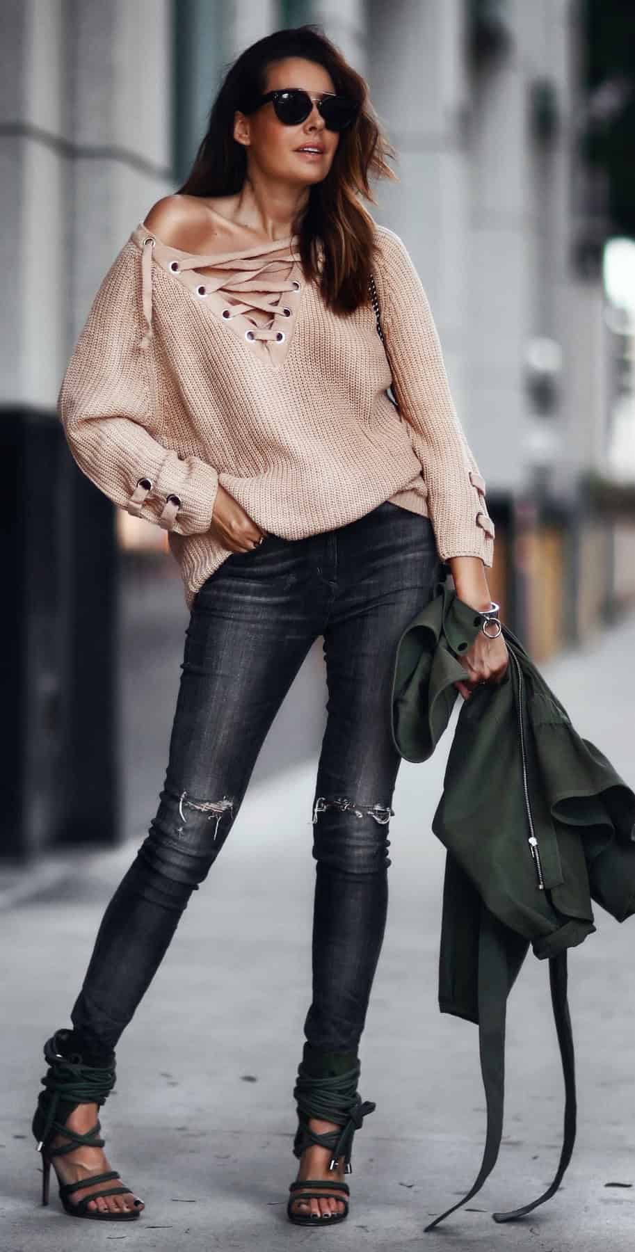 Thigh High Boots and Floral Bombers