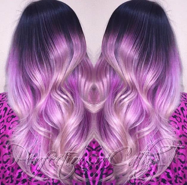 Purple ombre