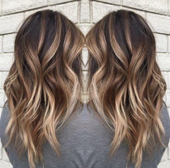 Balayage with Cool, Pale Blonde Ends