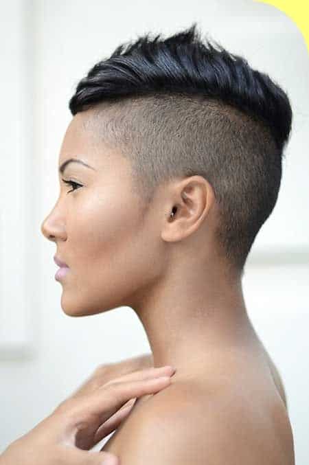 Super short Mohawk