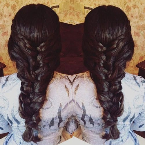 Mermaid Style Fishtail Braid