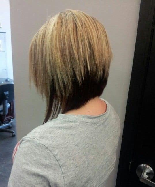 Straight graduated bob for thin hair