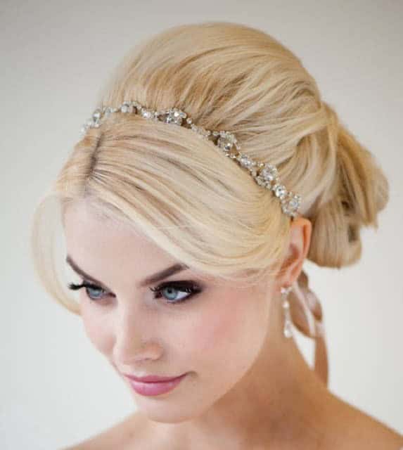 Bridal bouffant