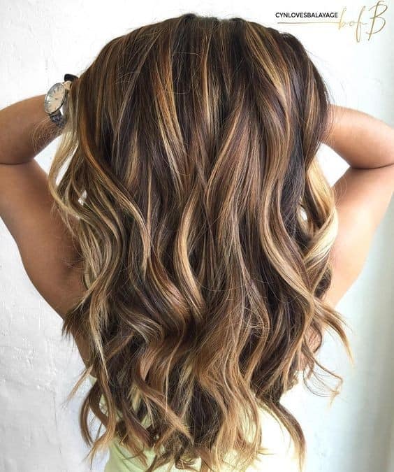 Sexy Looks with Caramel Highlights on Brown and Dark Brown Hair