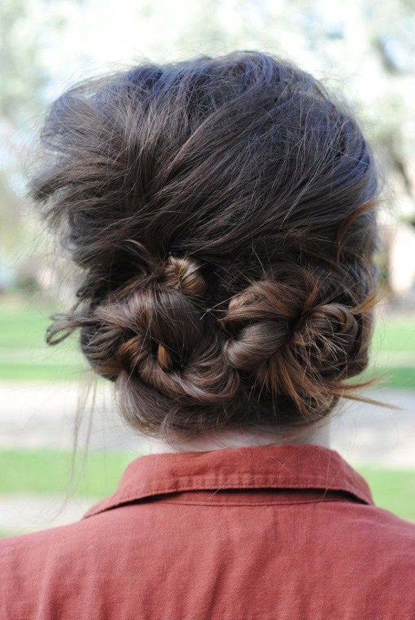 Double knot bouffant