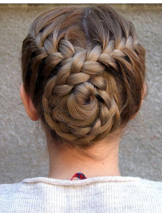 Braided Twisted Bun