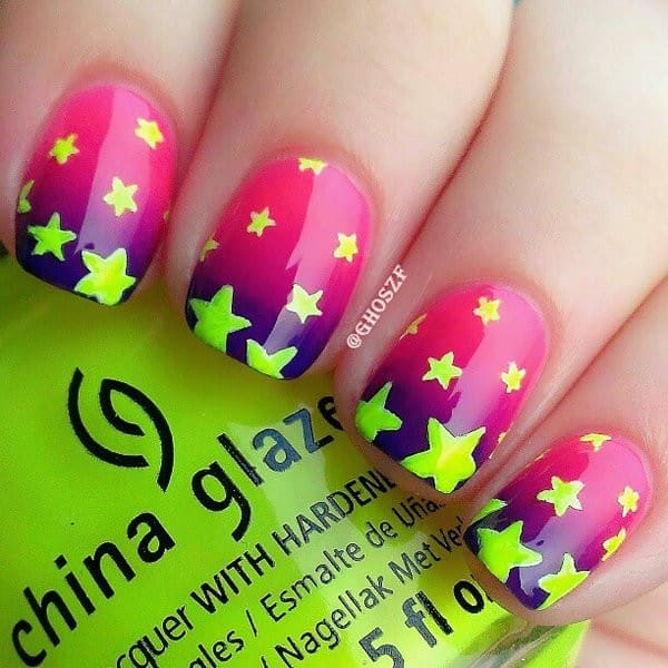 Bright Star Nail Art