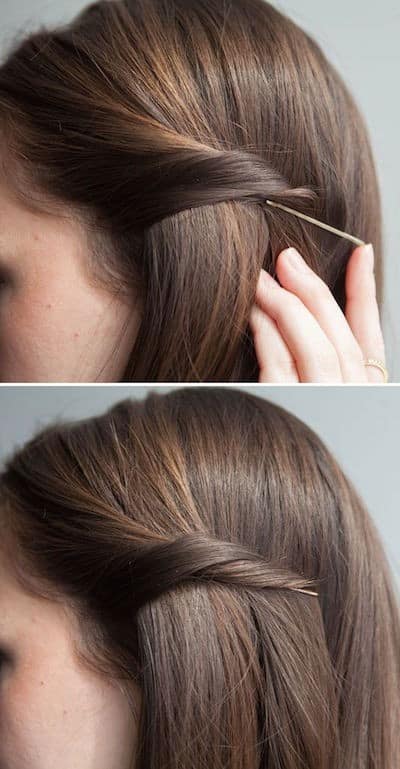 The Bobby Pin Twirl