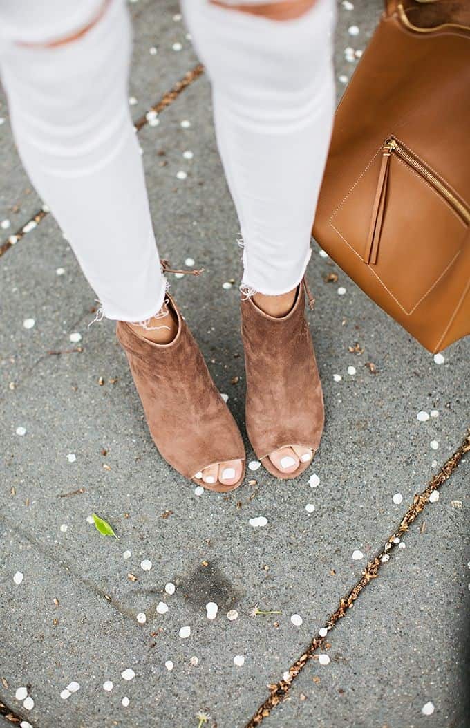 Suede ankle boots