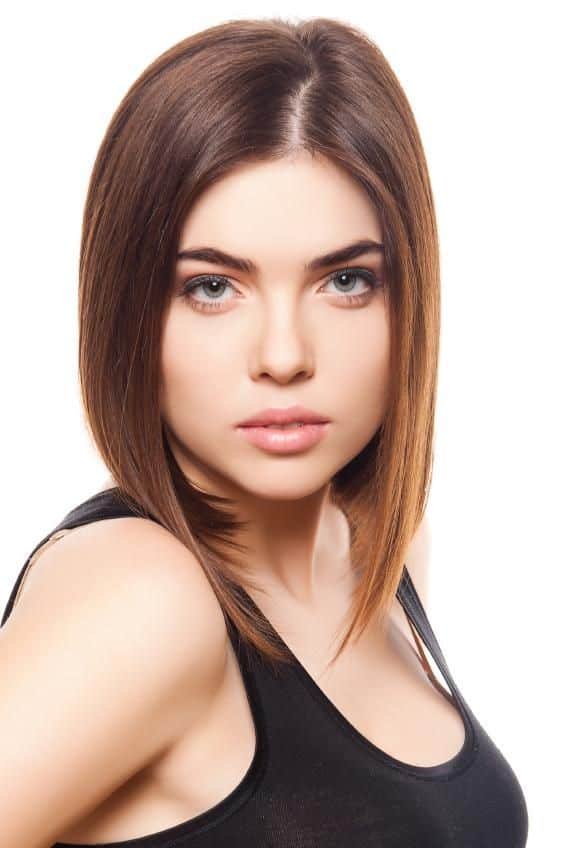 Inverted bob for thin hair