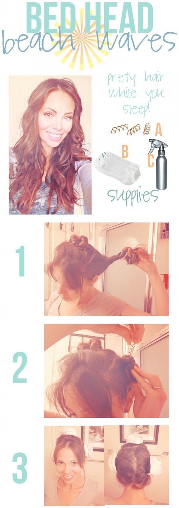 Bed Time Beach Waves Tutorial