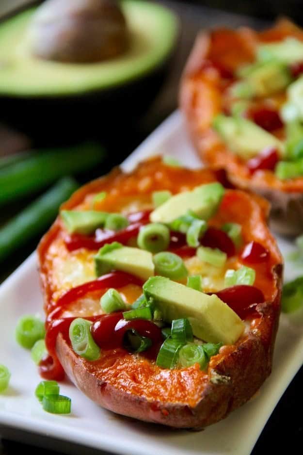 Baked Eggs on A Potato