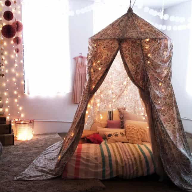 Build a (romantic) fort.