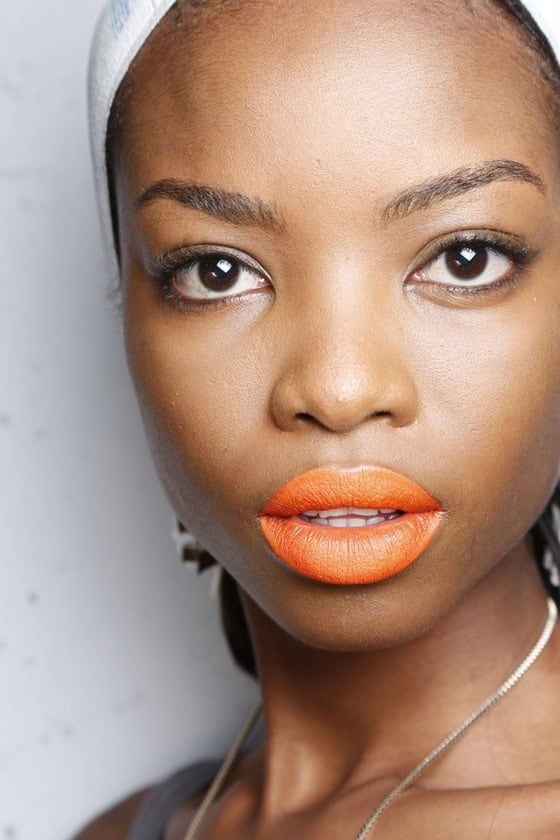 Orange lips