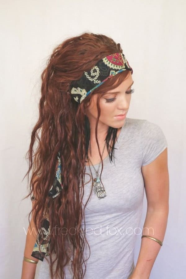 Gypsy Headband Hairstyle