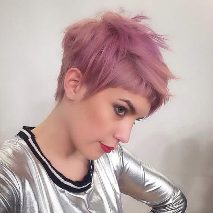 “Messy” pixie cut