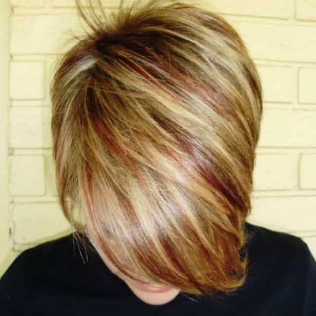 Short cut with tri-color