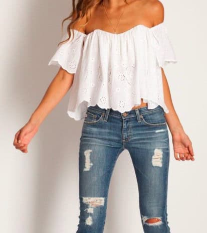 The Off the Shoulders Blouse