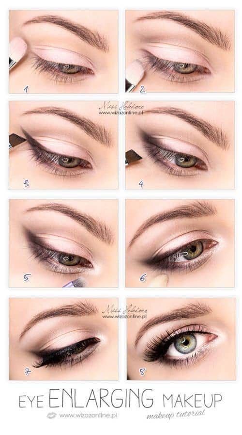 Step by step eyeshadow tutorials for green eyes