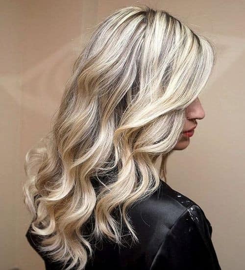 Silver Blonde Curls