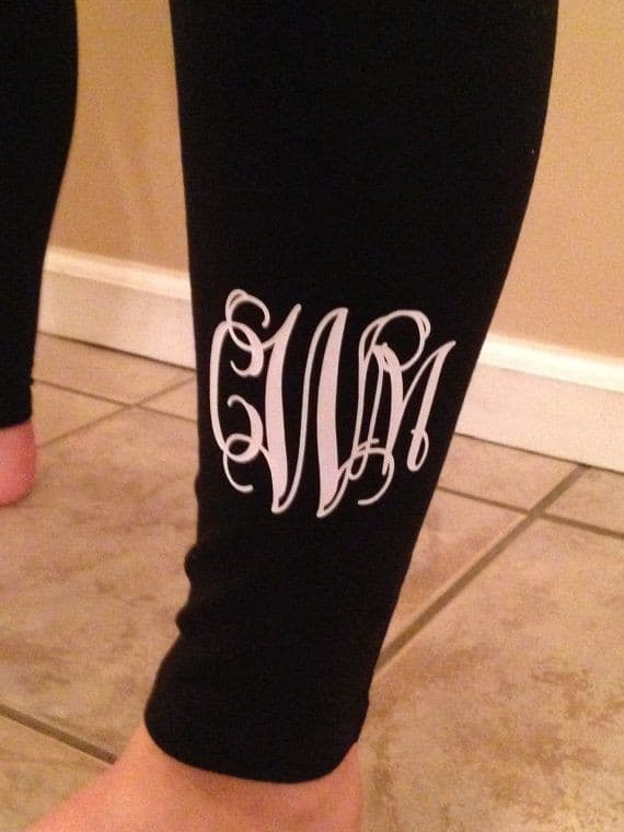 Monogram leggings