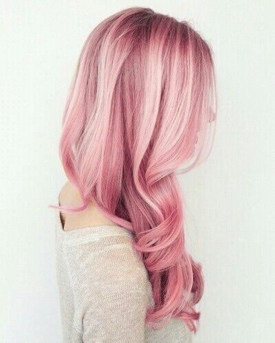 Glossy Pink and Barrel Curls